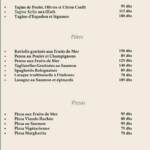 Menu Bistrot du parc Mohammedia June 2023 072309